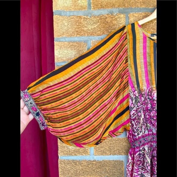 Anthropologie Tanvi Kedia Sunglass Boho Dress size small - Picture 4 of 15